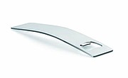 Stainless steel bottle opener, matt silver