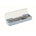 Stainless steel cutlery set, baby blue