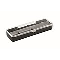 Stainless steel cutlery set, black