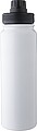 Stainless steel double walled bottle (800 ml), white