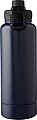 Stainless steel double-walled drinking bottle 1000 ml Nathaniel, blue