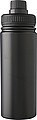Stainless steel double-walled drinking bottle 500 ml Chad, black
