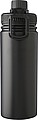 Stainless steel double-walled drinking bottle 500 ml Chad, black