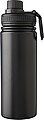Stainless steel double-walled drinking bottle 500 ml Chad, black