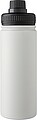 Stainless steel double-walled drinking bottle 500 ml Chad, white