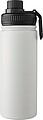 Stainless steel double-walled drinking bottle 500 ml Chad, white