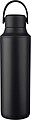 Stainless steel double-walled drinking bottle (500 ml) Omari, black