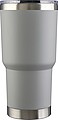 Stainless steel double-walled drinking mug 590 ml Arnold, grey