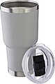 Stainless steel double-walled drinking mug 590 ml Arnold, grey