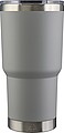 Stainless steel double-walled drinking mug 590 ml Arnold, white