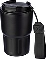 Stainless steel double walled mug Louisa
