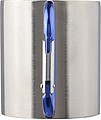 Stainless steel double walled mug Nella, cobalt blue