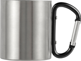Stainless steel, double walled travel mug (200 ml)