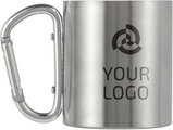 Stainless steel, double walled travel mug (200 ml)