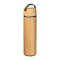 Stainless steel drinking bottle bamboo