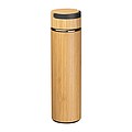 Stainless steel drinking bottle bamboo