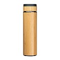 Stainless steel drinking bottle bamboo