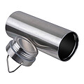 Stainless steel drinking bottle, grey
