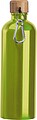 Stainless steel drinking bottle with carabiner, 750ml, light green