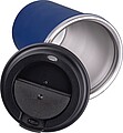Stainless steel drinking cup 350ml, dark blue