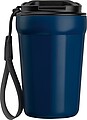 Stainless steel drinking cup, 350ml, dark blue
