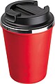 Stainless steel drinking cup 350ml, red