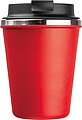 Stainless steel drinking cup 350ml, red