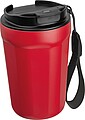 Stainless steel drinking cup, 350ml, red