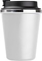 Stainless steel drinking cup 350ml, white