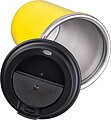Stainless steel drinking cup 350ml, yellow
