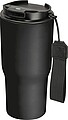 Stainless steel drinking cup, 550ml, black