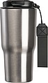 Stainless steel drinking cup, 550ml, grey