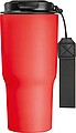 Stainless steel drinking cup, 550ml, red