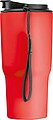 Stainless steel drinking cup, 550ml, red