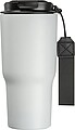 Stainless steel drinking cup, 550ml, white