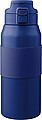 Stainless steel dubble-walled drinking bottle 800 ml Katie, blue
