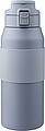 Stainless steel dubble-walled drinking bottle 800 ml Katie, pastel blue