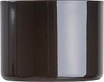 Stainless steel espresso cup 80ml, black