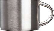 Stainless steel espresso cup 80ml, grey
