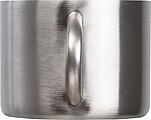 Stainless steel espresso cup 80ml, grey