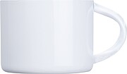 Stainless steel espresso cup 80ml, white