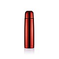 Stainless steel flask, red