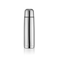 Stainless steel flask, silver