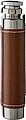 Stainless steel hip flask Cedric, brown
