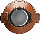 Stainless steel hip flask with 2 pins