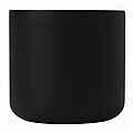 Stainless steel mug, black