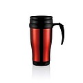 Stainless steel mug, red