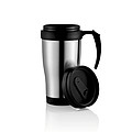 Stainless steel mug, silver