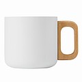 Stainless steel mug, white