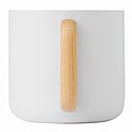 Stainless steel mug, white